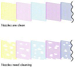print head nozzle check